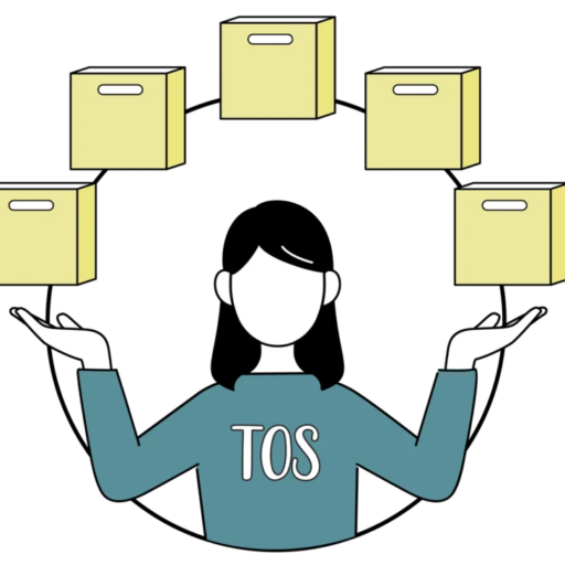 Thea's Organizing Services logo.